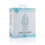 Clear Glass Buttplug - Gildo