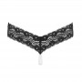 Underneath - Crotchless Mira G-string With Pearl Chain - Underneath