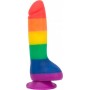 Addiction - Justin Rainbow Silicone Dildo - 19 cm - Addiction