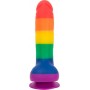 Addiction - Justin Rainbow Silicone Dildo - 19 cm - Addiction