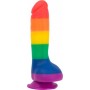 Addiction - Justin Rainbow Silicone Dildo - 19 cm - Addiction