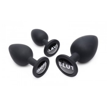 Dirty Words Anal Plug Set