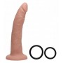 Realistic Dildo With Harness - 19.5 cm. - Strap U