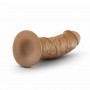 Dr. Skin - Realistic Dildo With Suction Cup 8'' - Mocha - Dr Skin