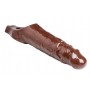 Really Ample Penis Enhancer Sheath - Brown - Size Matters