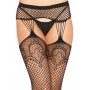 Net garterbelt stockings - Leg Avenue