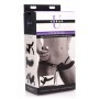 Power Pegger Double Strap-On Vibrator - Black - Strap U