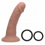 Brazen Silicone Dildo With Harness - 20 cm - Strap U