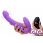 G-Pulse Vibrating Strapless Strap-On - Purple - Strap U