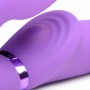 G-Pulse Vibrating Strapless Strap-On - Purple - Strap U