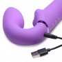 G-Pulse Vibrating Strapless Strap-On - Purple - Strap U