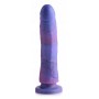 Magic Stick Silicone Dildo With Glitter - 20 cm - Strap U