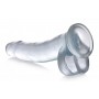 Jock C-Thru Transparent Dildo - 23 cm - Jock