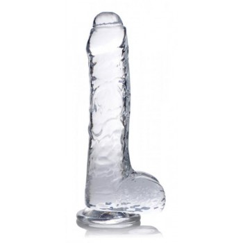 Jock C-Thru Transparent Dildo - 21 cm.