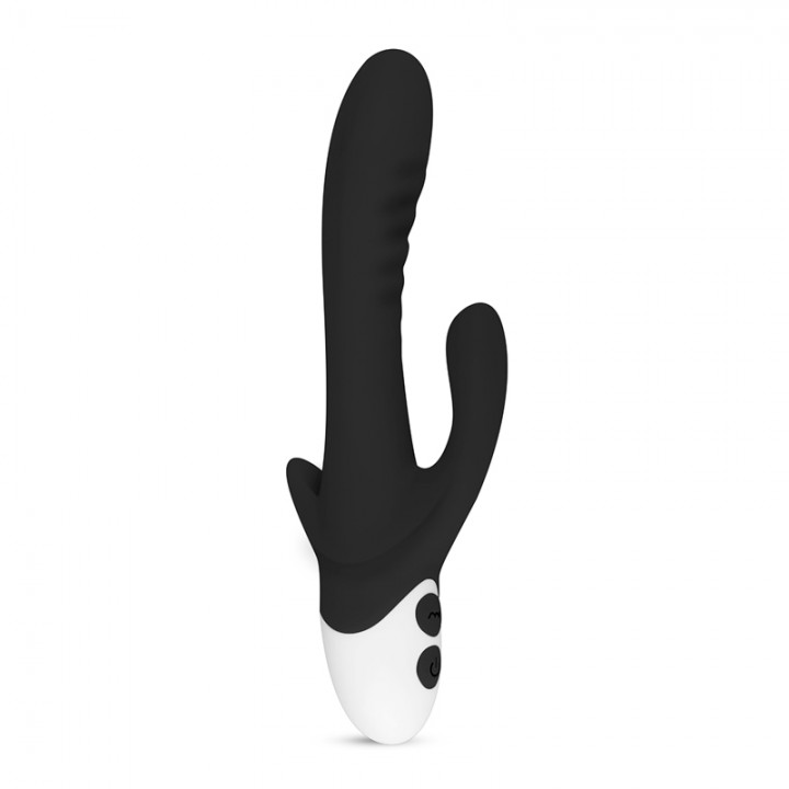 Stellar Vibe Rabbit Vibrator - Black - Easytoys Vibe Collection