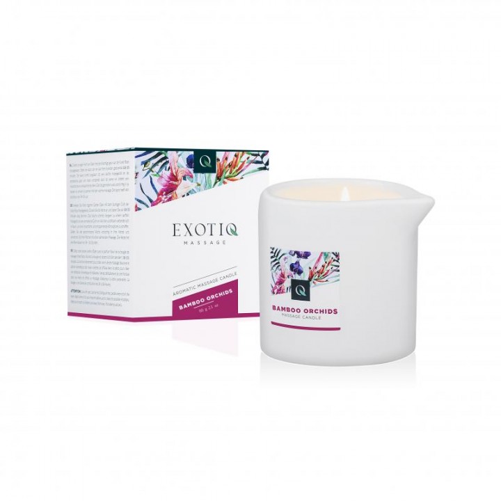 Exotiq Massage Candle Bamboe Orchideeën - 60g - Exotiq