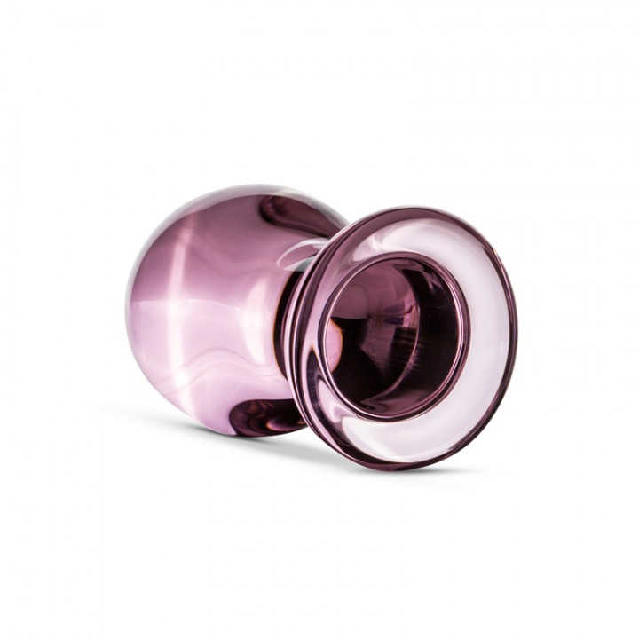 Pink Glass Buttplug - Gildo