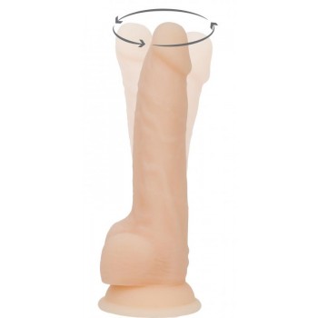 Naked Addiction - Realistic Vibrating and Rotating Dildo - 20 cm