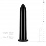 Dildo 20 cm - Black - All Black