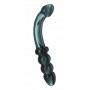 Hamsa G-Spot-/Prostate Dildo - Smoky Jade - Prisms Erotic Glass