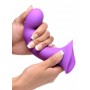 Squeeze-It Wavy Dildo - Purple - Squeeze-It