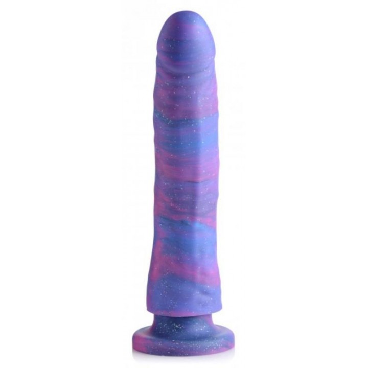 Magic Stick Silicone Dildo With Glitter - 24 cm - Strap U