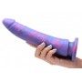 Magic Stick Silicone Dildo With Glitter - 24 cm - Strap U