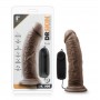 Dr. Skin - Dr. Joe Vibrator With Suction Cup 8'' - Chocolate - Dr Skin