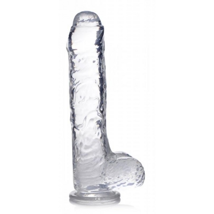 Jock C-Thru Transparent Dildo - 25 cm. - Jock