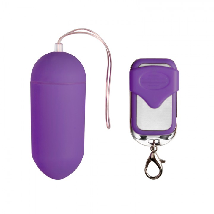 Remote Controllable Vibrating Egg - Purple - Easytoys Mini Vibe Collection