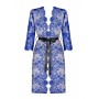 Cobaltess Lace Kimono - Blue - Obsessive