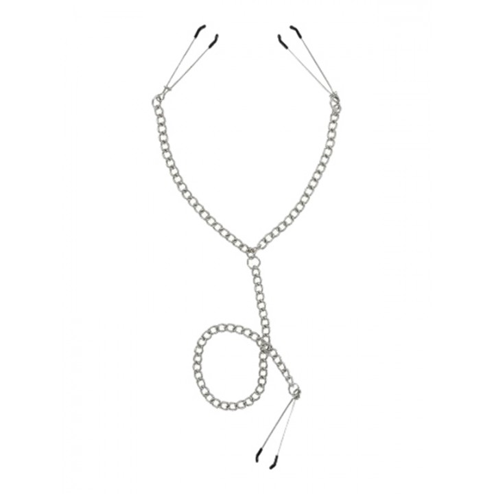 Nipple to Clit Tweezer Clamp Set - Master Series