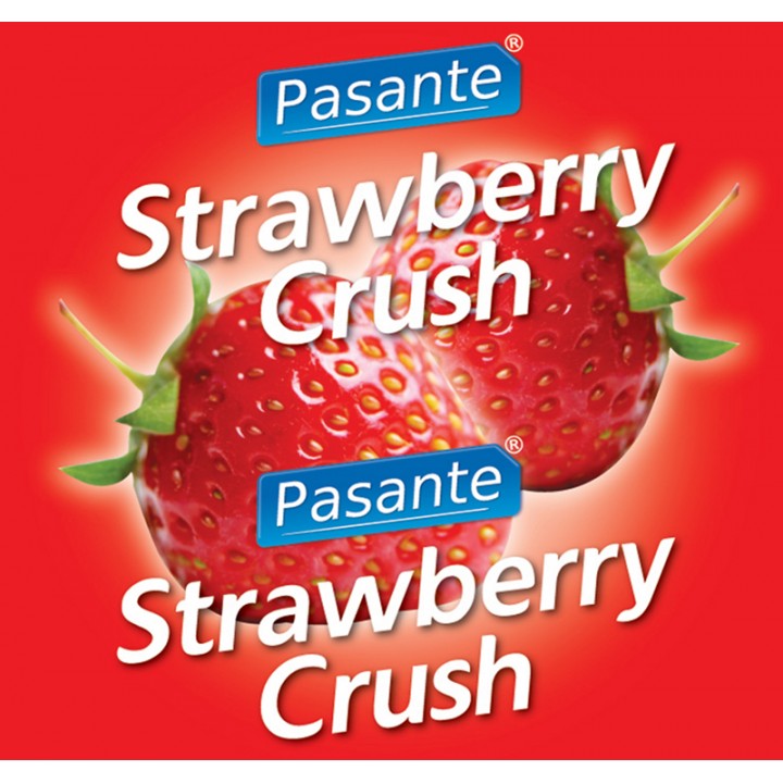 Pasante Strawberry Flavour Condome 144pcs - Pasante