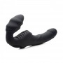 Slim Rider Strapless Strap-on Vibrator - Black - Strap U