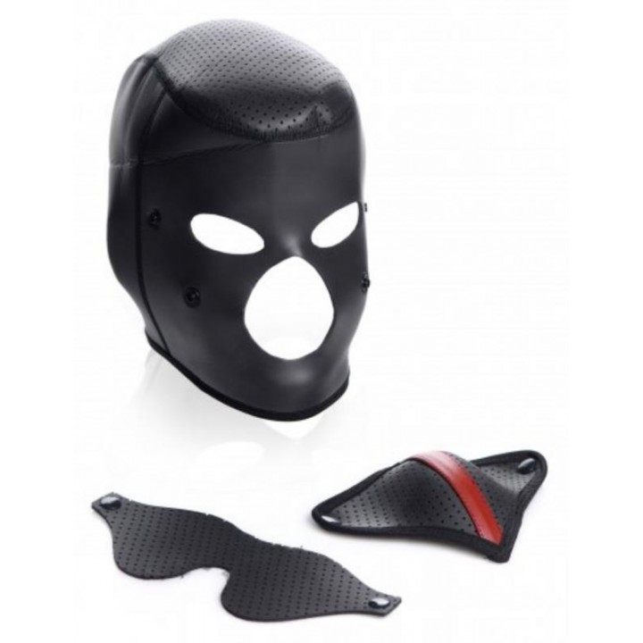 Scorpion Hood With Removable Blindfold And Mouth Mask - Master Series