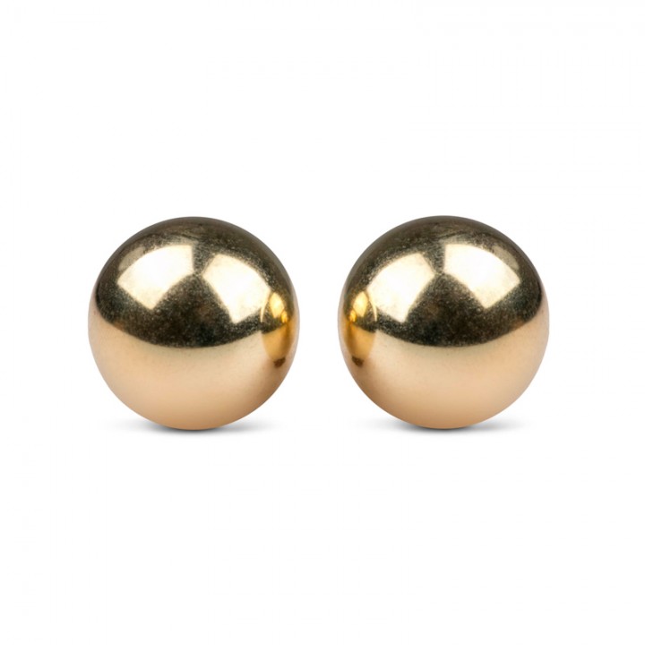 Gold ben wa balls - 25mm - Easytoys Geisha Collection