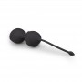 Black Double Vagina Balls - Easytoys Geisha Collection