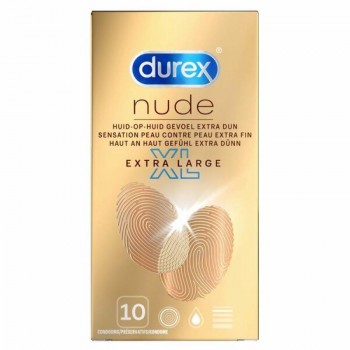 Durex Condoms Nude XL - 10 pcs