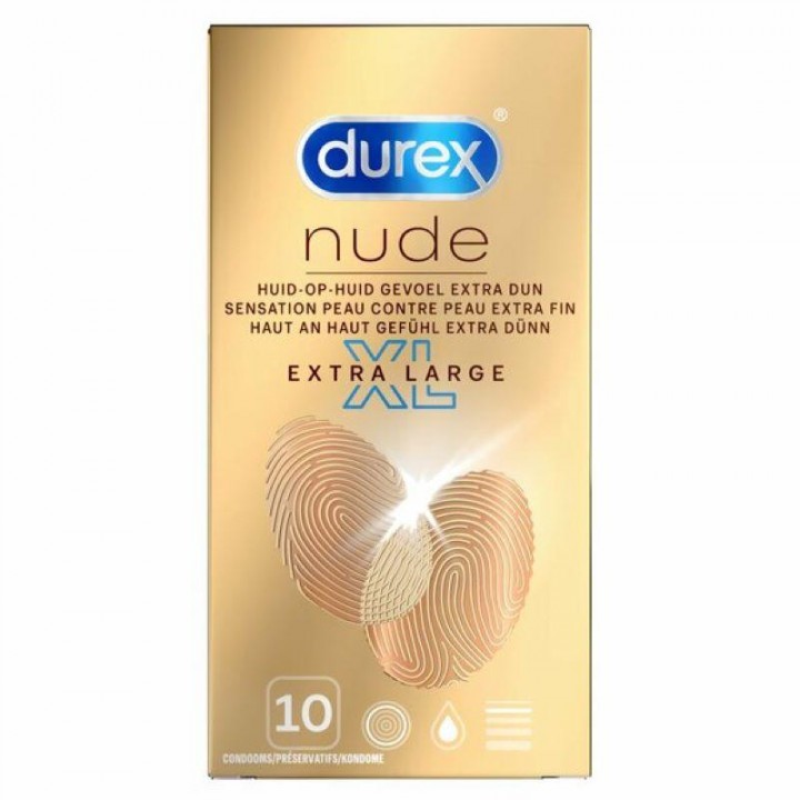 Durex Condoms Nude XL - 10 pcs - Durex