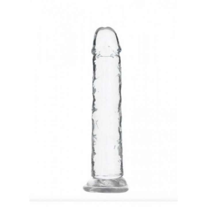 Crystal Addiction - Transparent Dildo - 18 cm - Addiction