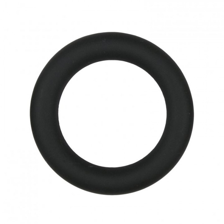 Silicone Cock Ring Black medium - Easytoys Men Only