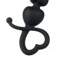 Black Anal Beads Heart Handle - Easytoys Anal Collection