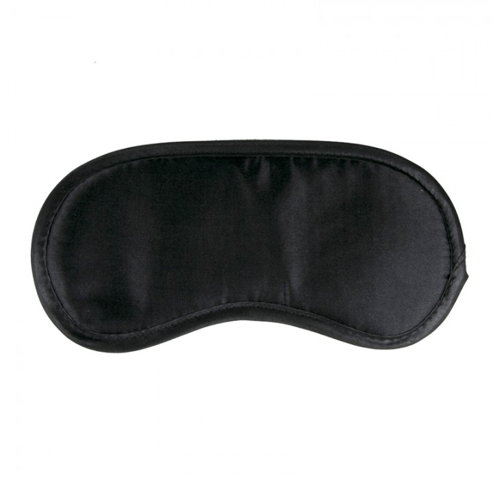 Black Satin Eye Mask - Easytoys Fetish Collection