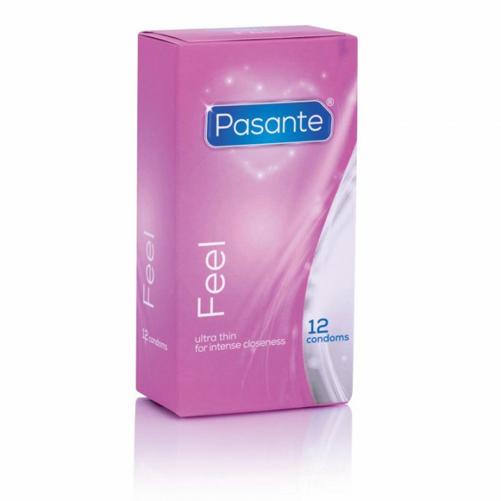 Pasante Sensitive Feel Condoms - 12 Condoms - Pasante