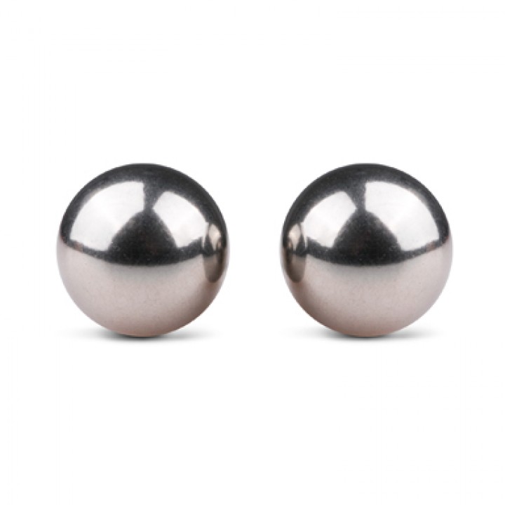 Silver ben wa balls - 19mm - Easytoys Geisha Collection