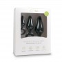 Black Buttplugs With Pull Ring - Set - Easytoys Anal Collection