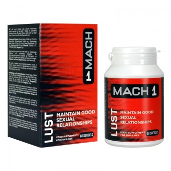 Mach 1 - Lust Libido Aphrodisiac For Men - 60 soft gels