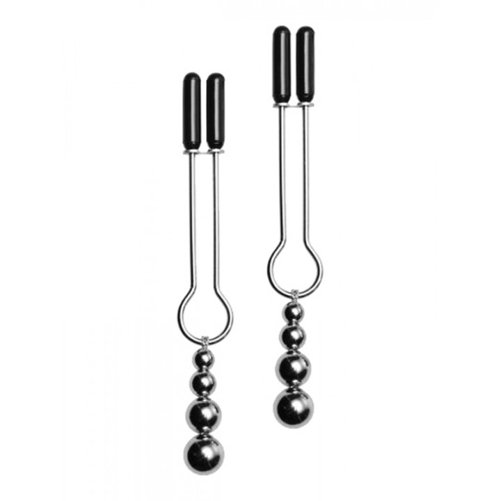 Adorn Triple Bead Nipple Clamp Set - Master Series