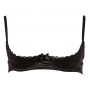 Cottelli Lingerie melns atvērts krūšturis 75B