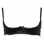 Cottelli Lingerie melns atvērts krūšturis 85B
